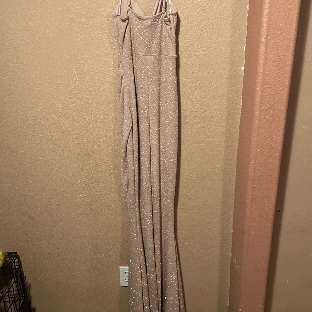 Lovely Day Sparkling Beige Prom Dress